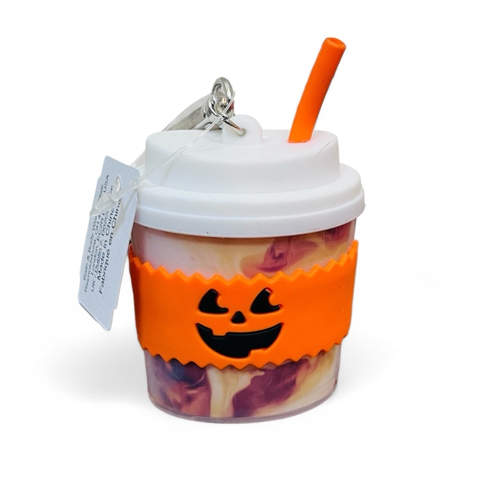 BATH & BODY WORKS Halloween Coffee Iced Latte Silicone Pocketbac Cover NWT